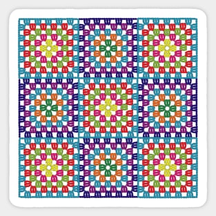 Granny Squares Sticker